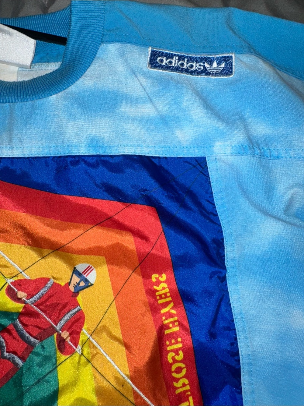 Adidas Kelly Ridge Lift Rainbow Kite Vintage Shirt - Picture 7 of 16